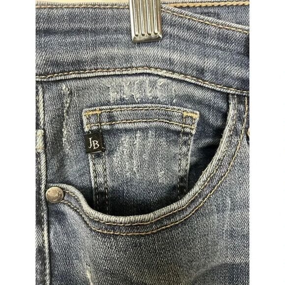 Judy Blue Jeans Size 9/29 Womens Slim Fit 9” Rise Dark Wash Blue Denim - Picture 6 of 14